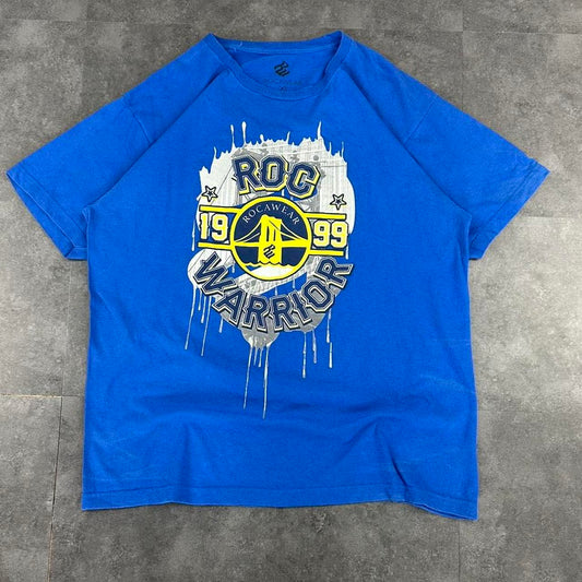 Golden State Warriors 2000s Rocawear print graphic logo T shirt