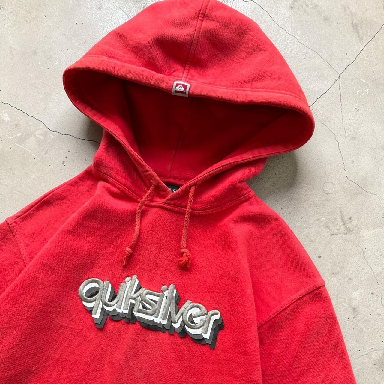 Quiksilver Vintage Y2K Surfwear 2000s spellout hoodie