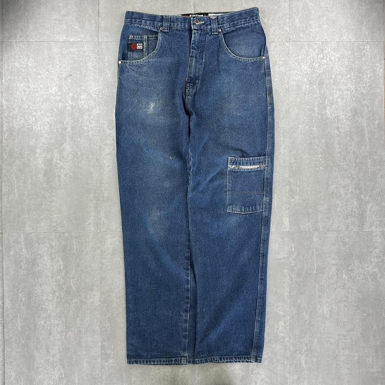 Nasa grunge jeans 2000s spellout carpenter jeans