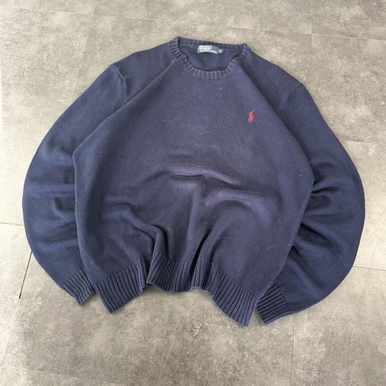 Polo Ralph Lauren 90s chunky knit heavyweight round neck jumper