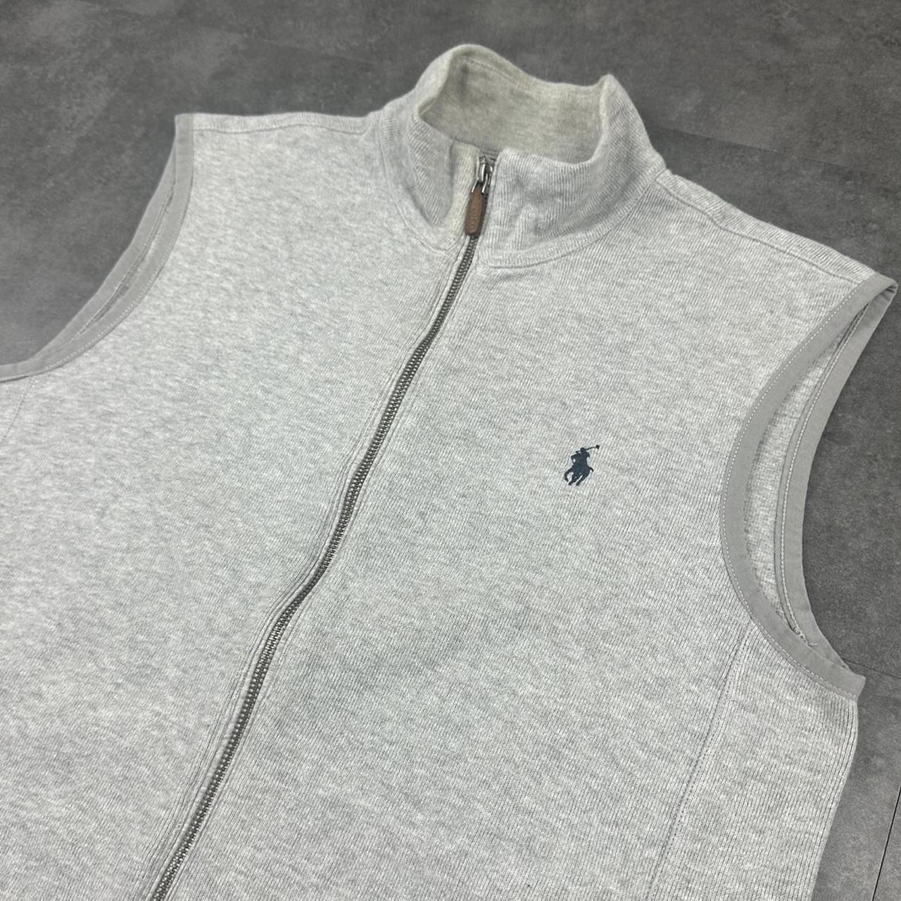 Polo Ralph Lauren 90s chunky knit pullover knit zip up vest
