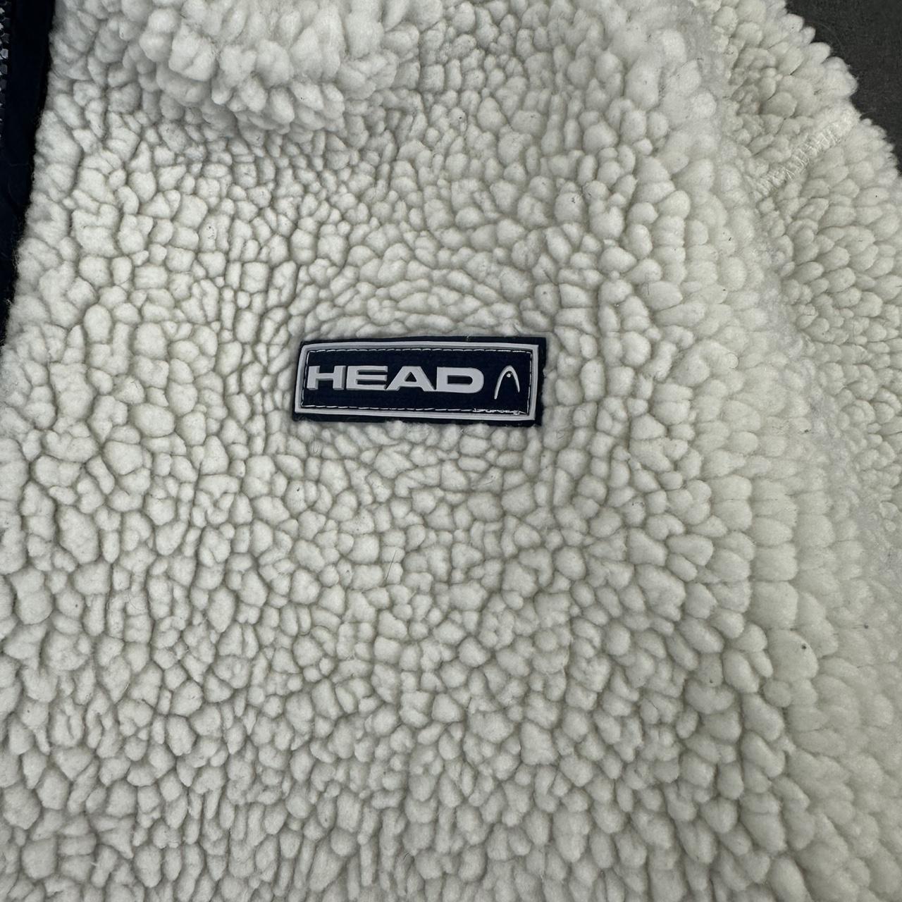 Head 2000’s 90s vintage big embroidered logo fluffy Sweatshirt