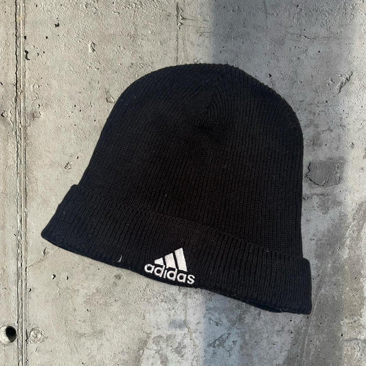 Adidas 2000s vintage Surfwear Skater embroidered logo beanie hat