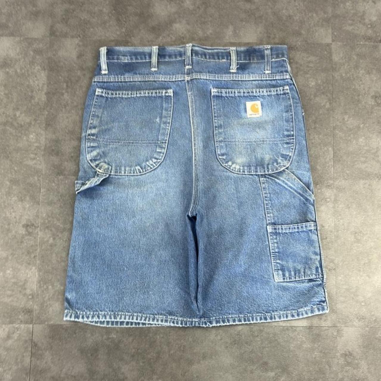 Carhartt 2000s dungaree workwear comfort fit cargo shorts