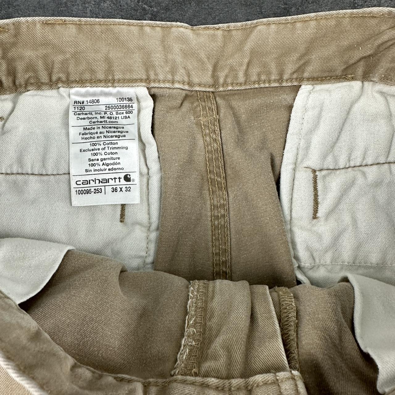 Carhartt 2000s dungaree workwear comfort fit cargo trousers