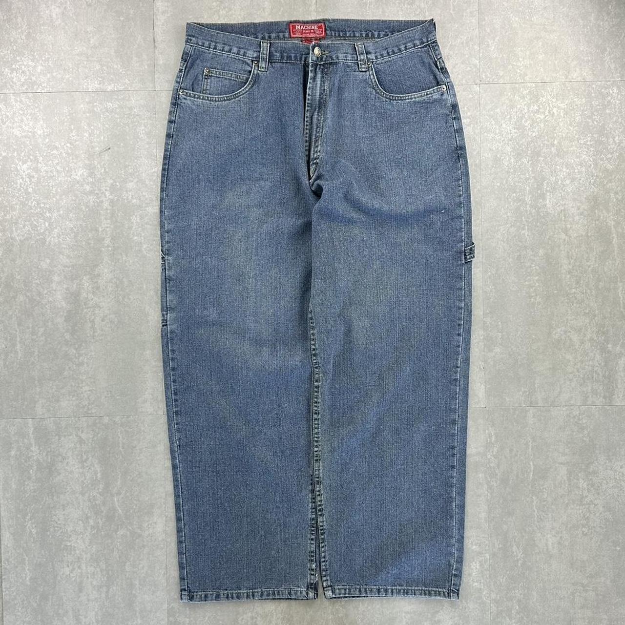 Machine grunge jeans 2000s spellout carpenter jeans