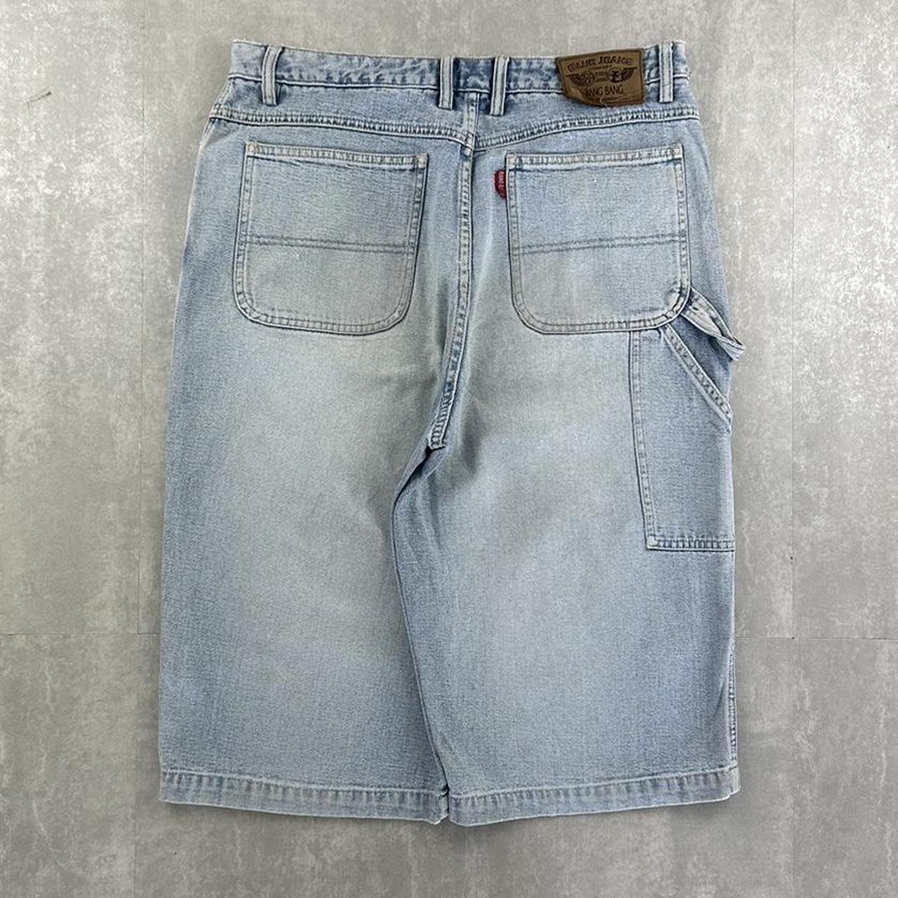 Japanese style 2000s spellout carpenter fit skate cargo jorts