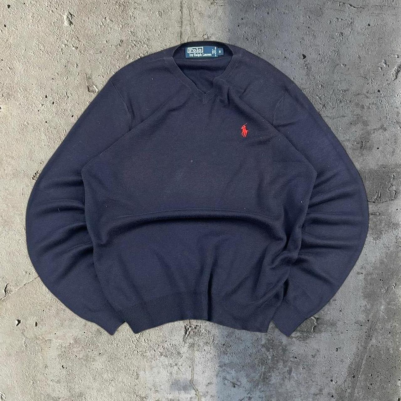 Polo Ralph Lauren 90s v neck pullover knit Jumper