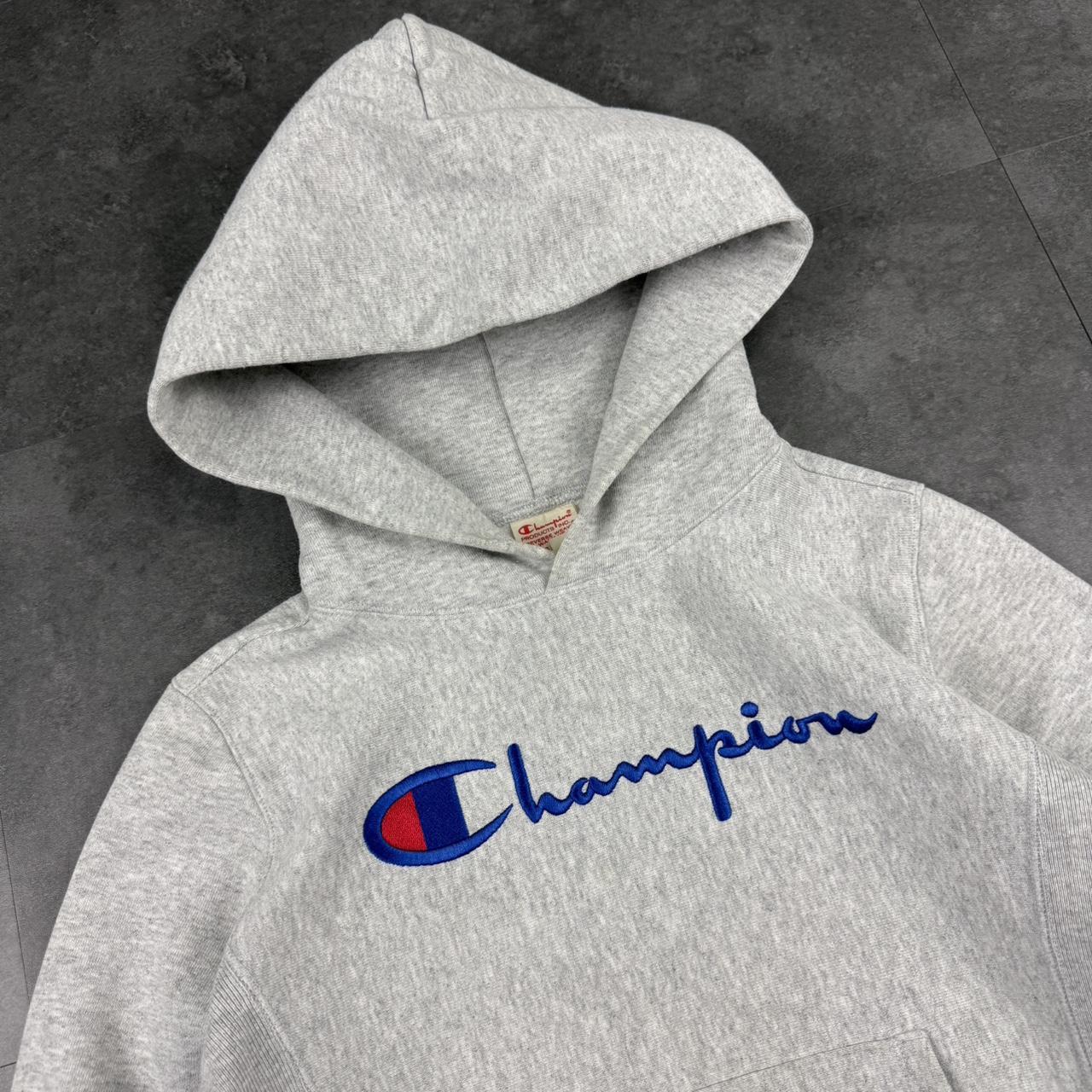 Vintage Champion USA sportwear big Logo classic embroidered hoodie