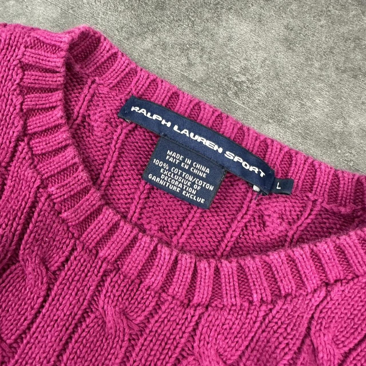 Polo Ralph Lauren 90s heavyweight chunky cable knit pullover knit Jumper