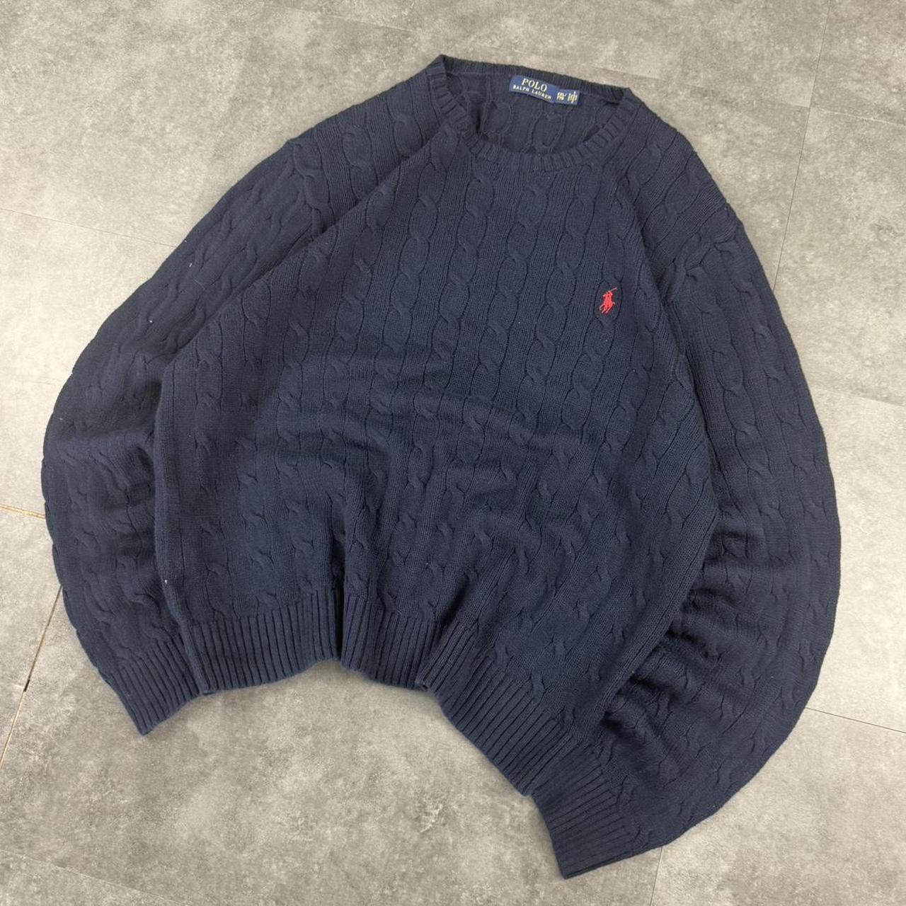 Polo Ralph Lauren 90s Classic chunky cable knit Style Jumper