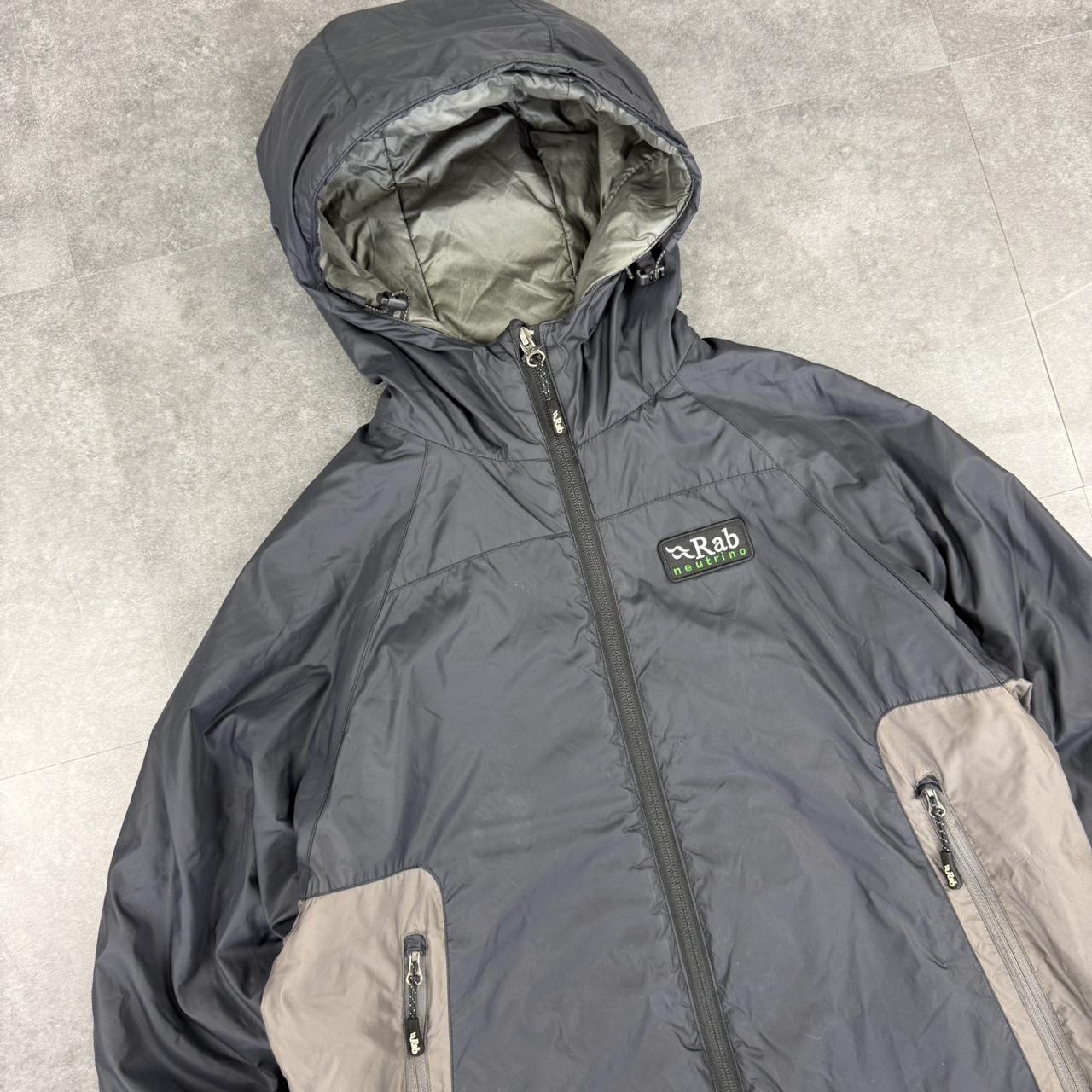 Rab Neutrino 2000s Grey lightweight padded gorpcore jacket