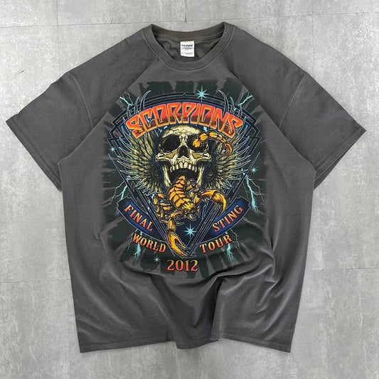 Scorpions 2012 world tour 2000s band T shirt