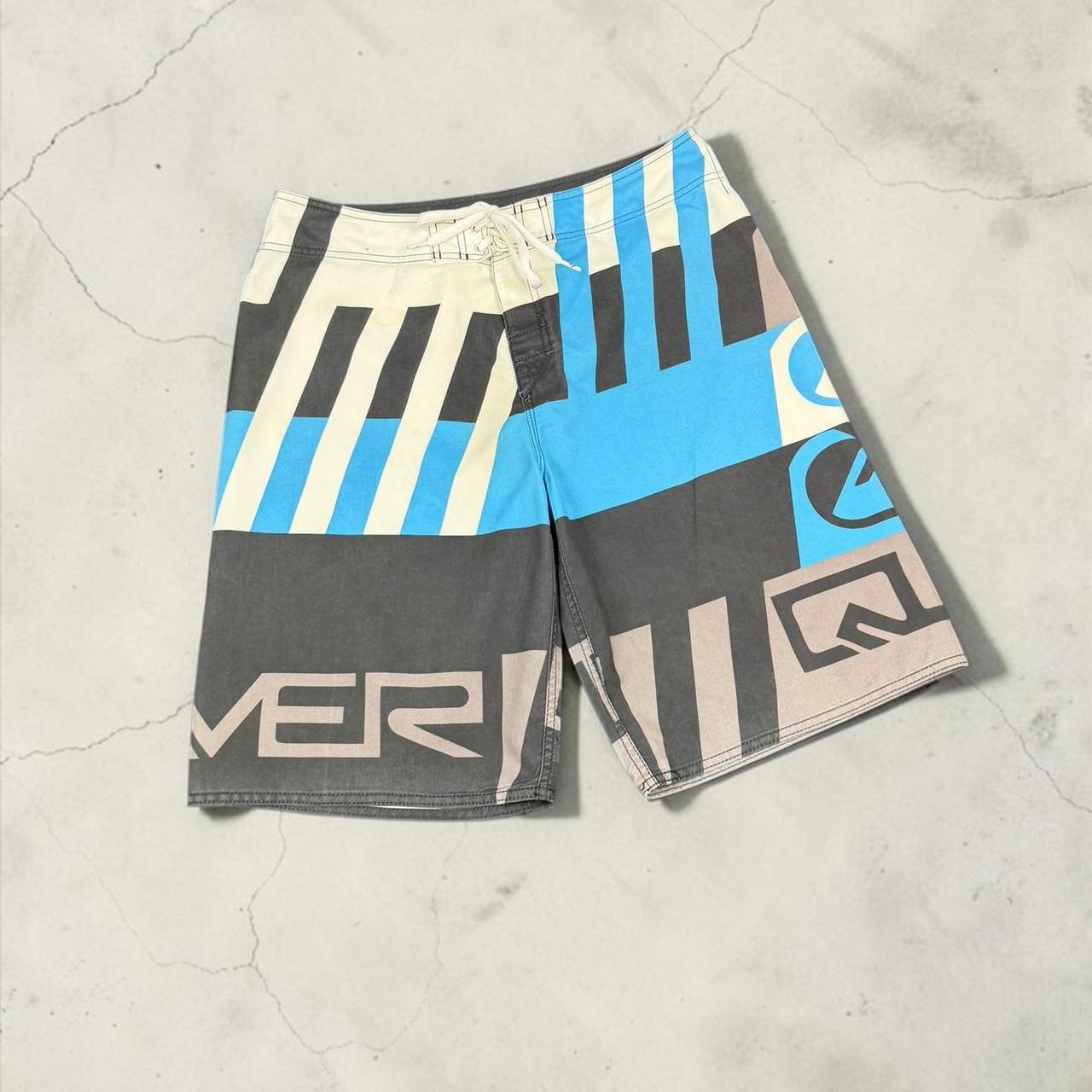 Quiksilver vintage Y2K Surfwear beach swim board shorts