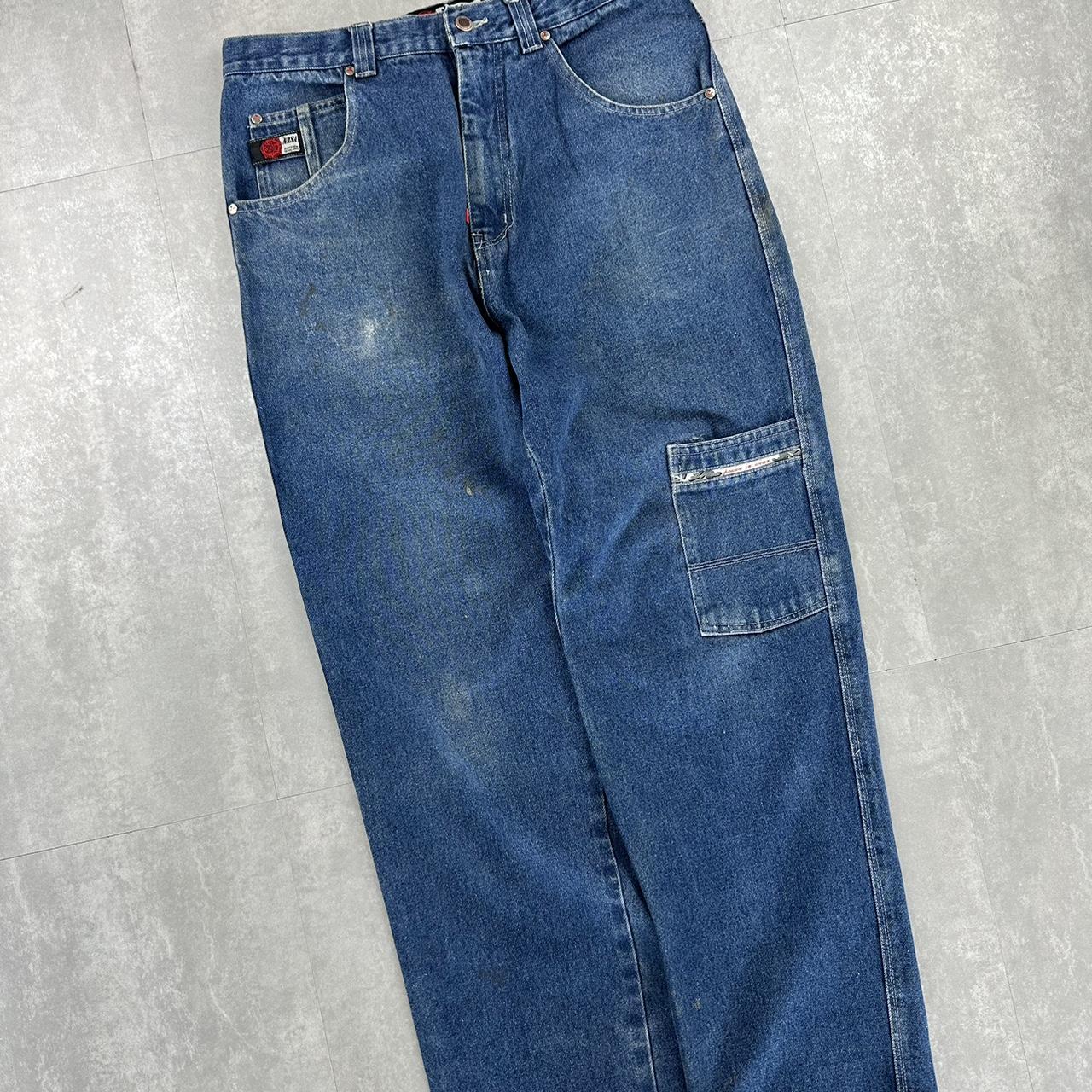 Nasa grunge jeans 2000s spellout carpenter jeans