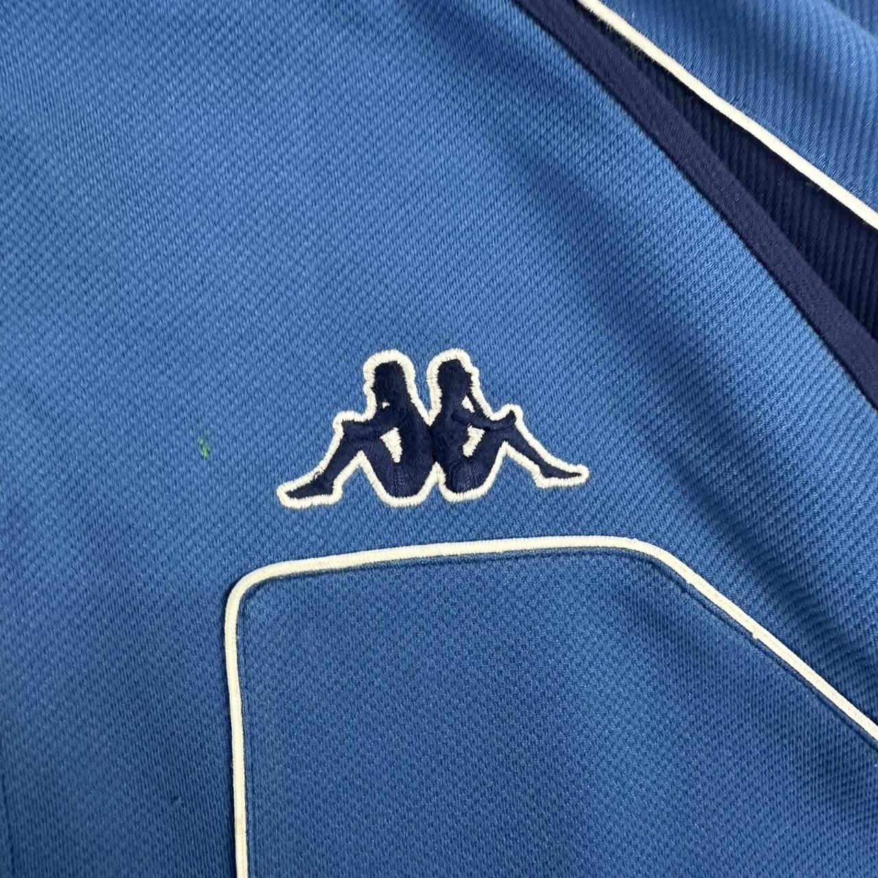 Kappa Vintage 90s streetwear hiphop big embroidered zip track sweatshirt