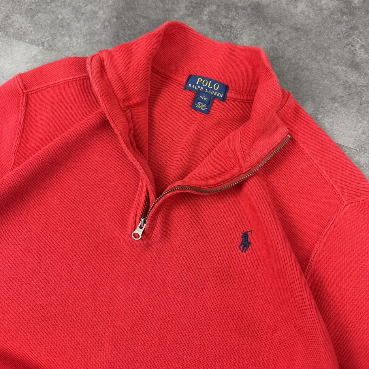 Polo Ralph Lauren 90s chunky knit 1/4 zip jumper