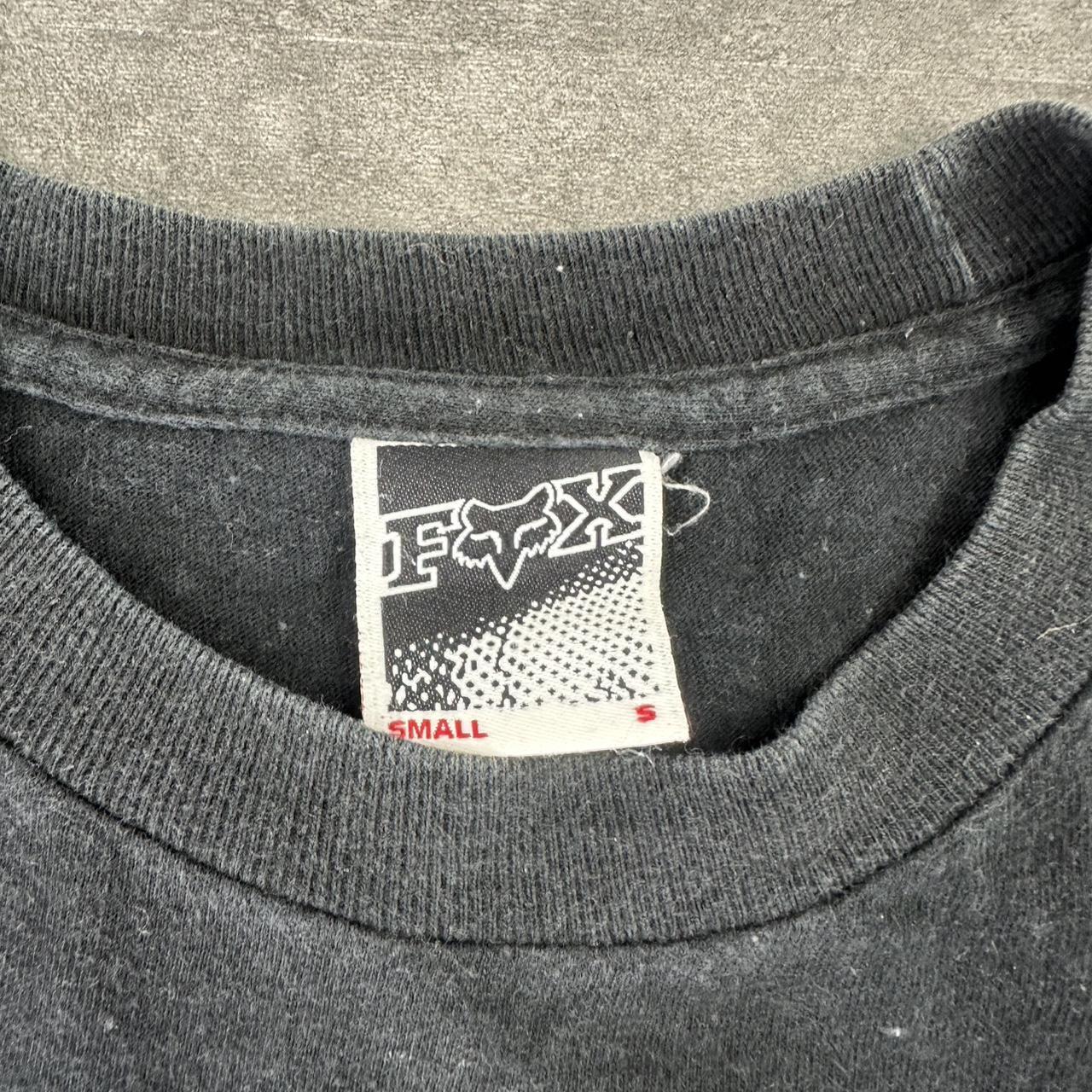 Fox Racing T 2000s Print Logo design graphic T shirt