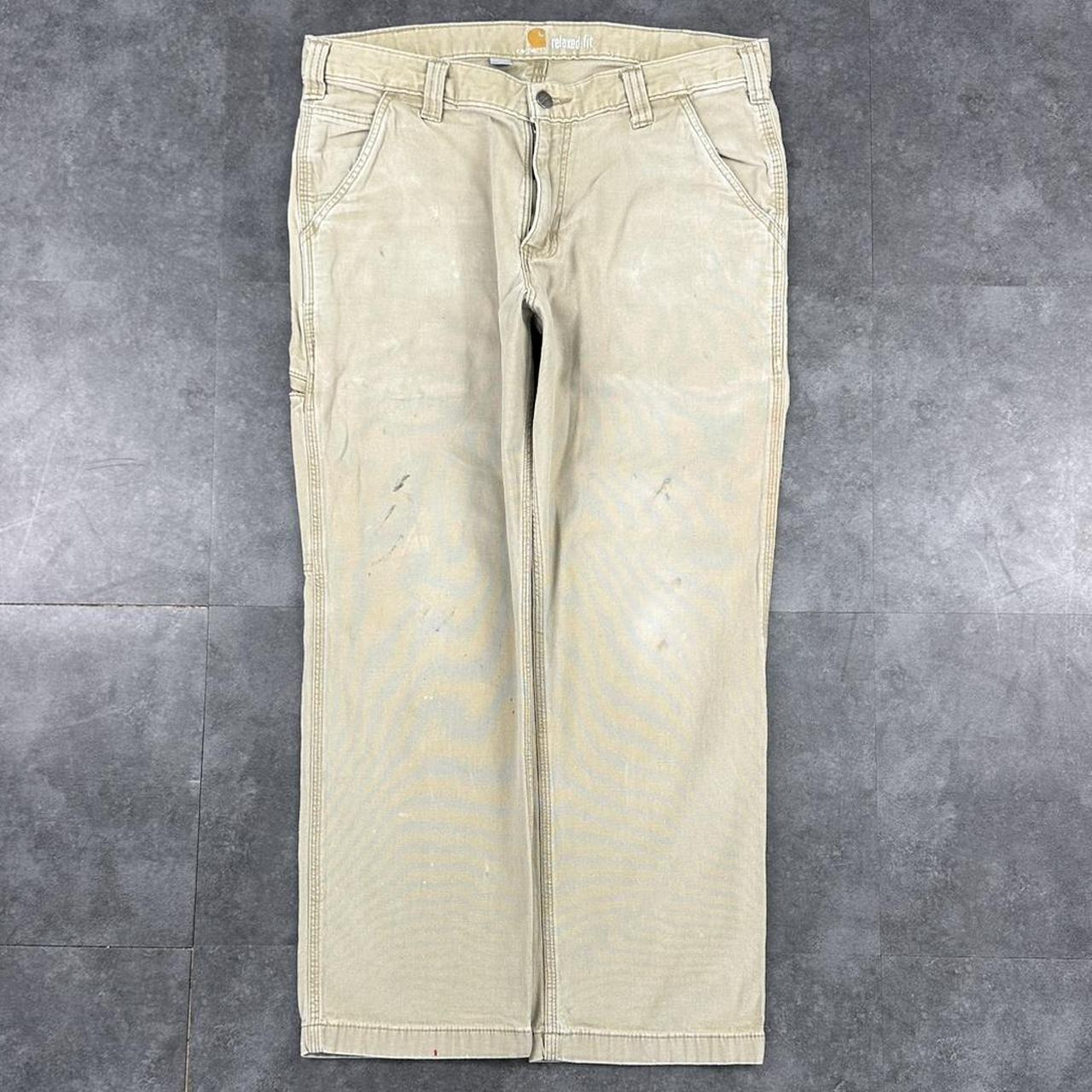 Carhartt 2000s dungaree workwear comfort fit cargo trousers