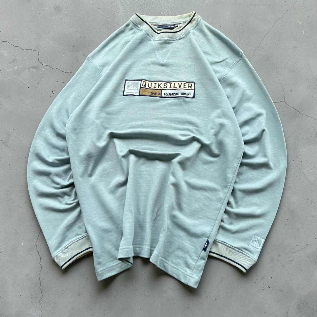 Quiksilver Vintage Y2K Surfwear 2000s spellout sweatshirt