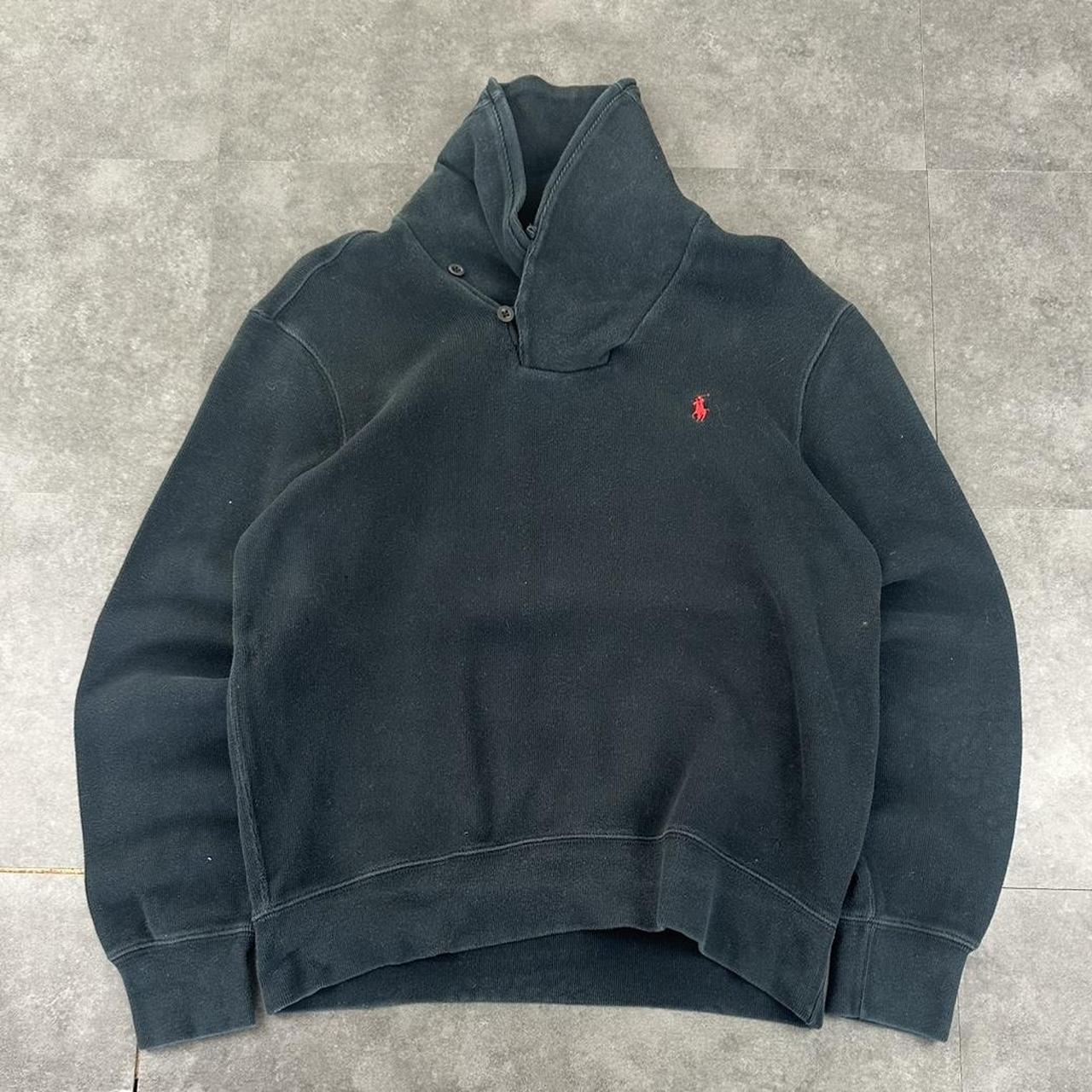 Polo Ralph Lauren 90s chunky knit pullover knit 1/4 zip jumper