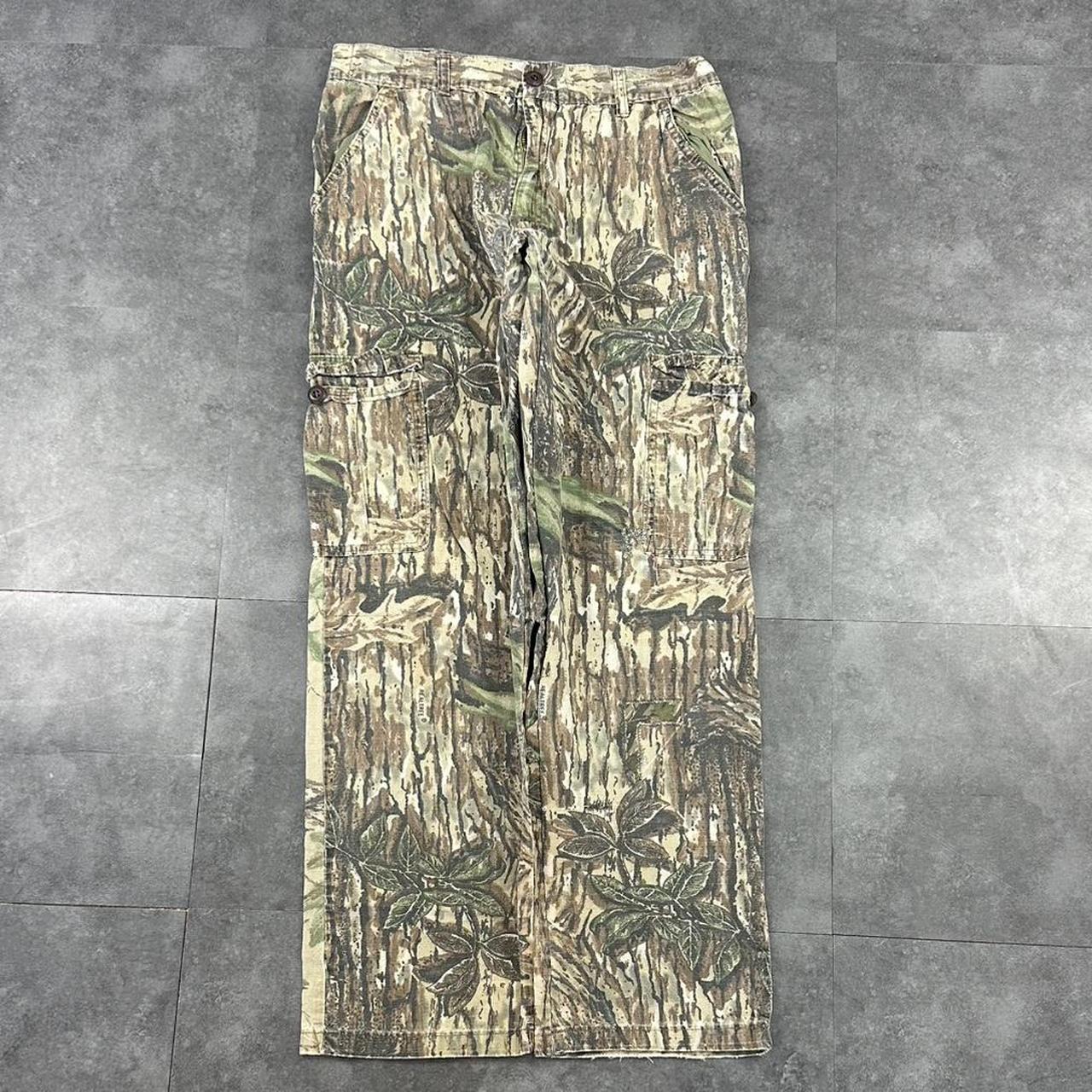 Realtree camo Mossy oak 2000s dungaree workwear cargo trousers