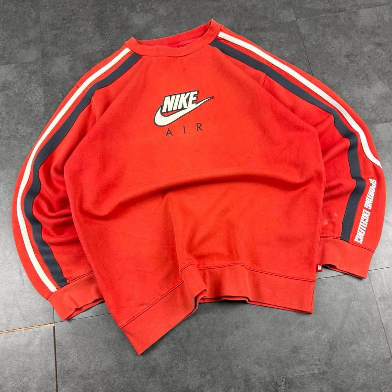 vintage Nike Air 2000s spellout embroidered big spellout sweatshirt