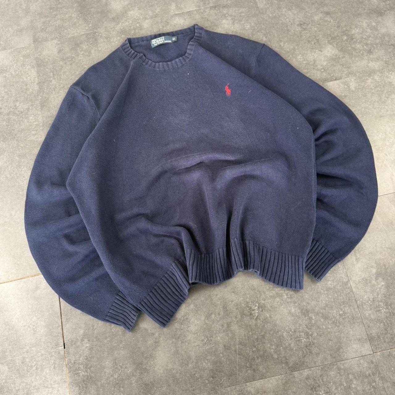 Polo Ralph Lauren 90s chunky knit heavyweight round neck jumper