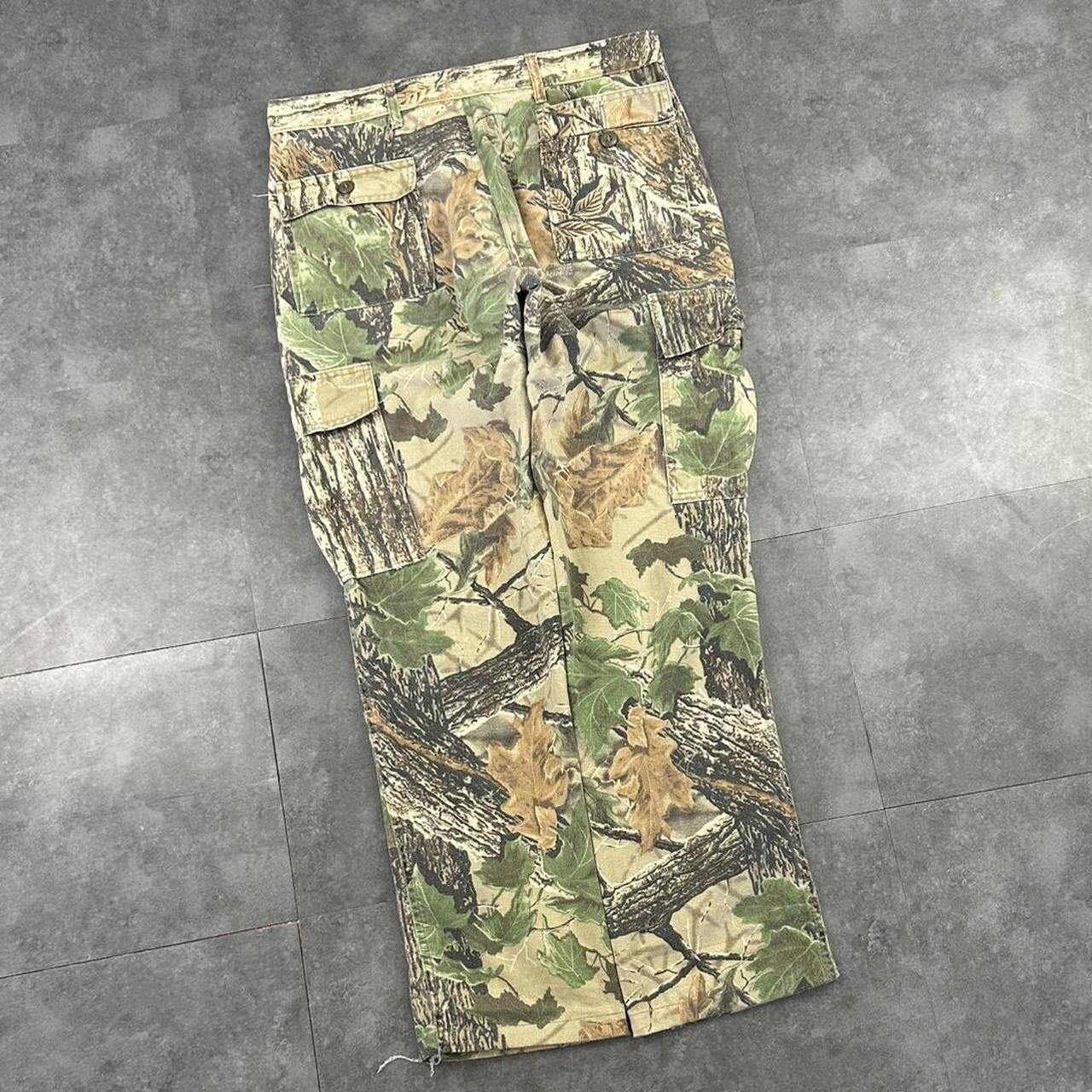 Realtree camo Mossy oak 2000s dungaree workwear cargo trousers