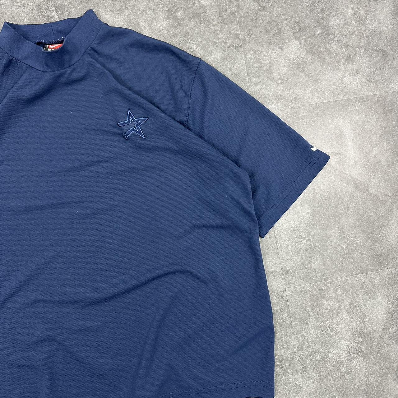 Nike Team dri-fit 2000’s lightweight blue T-shirt with embroidered star