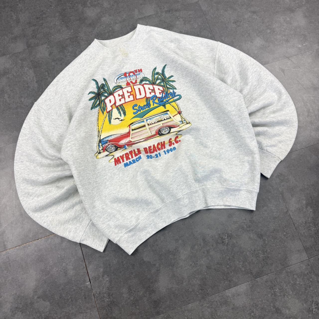 Fruit of the loom 2000s pullover graphic print myrtle beach S