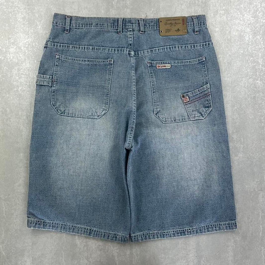 Brooklyn express 2000s spellout carpenter style jorts