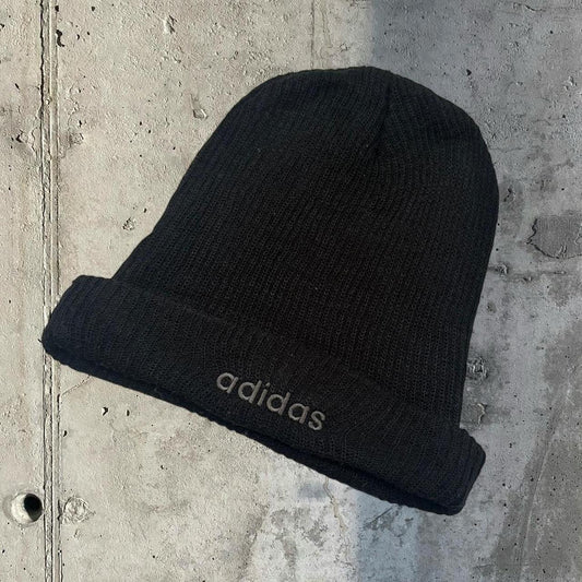 Adidas 2000s vintage Surfwear Skater embroidered logo beanie hat