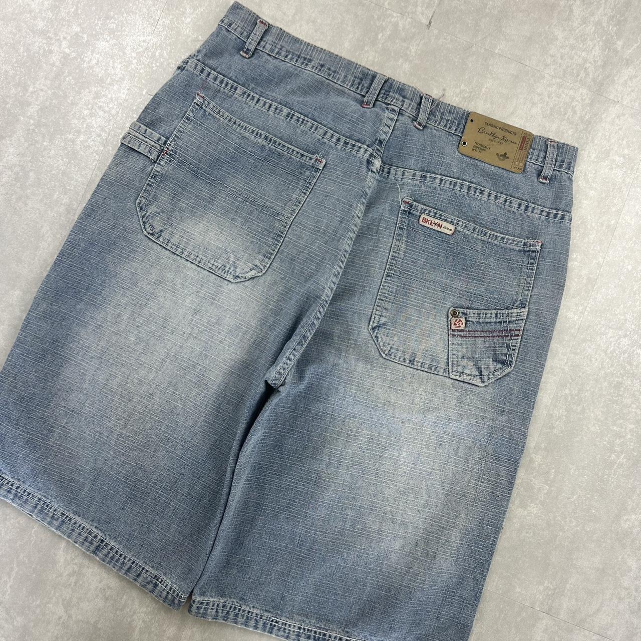 Brooklyn express 2000s spellout carpenter style jorts