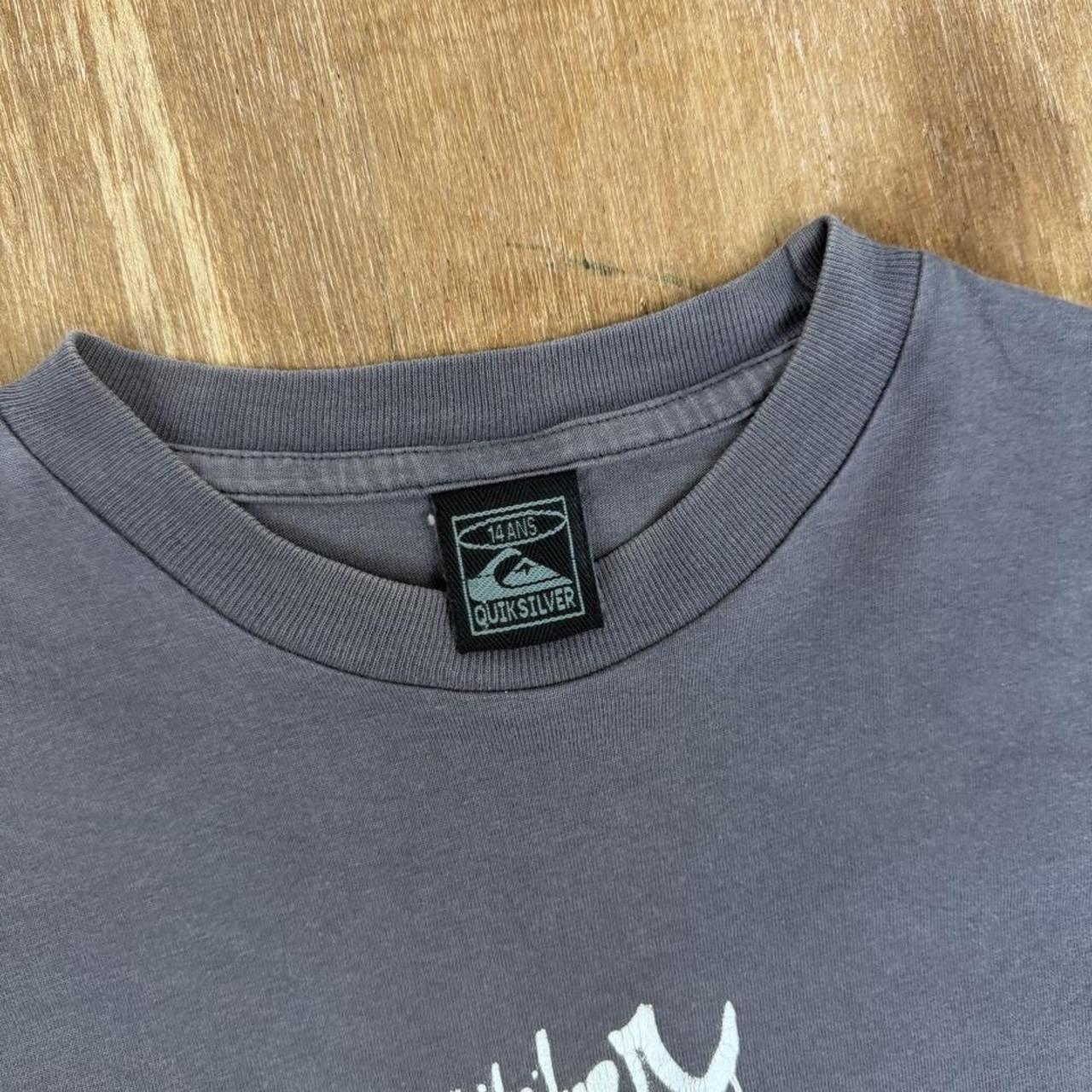 Quiksilver Surfwear grey Y2K T-Shirt