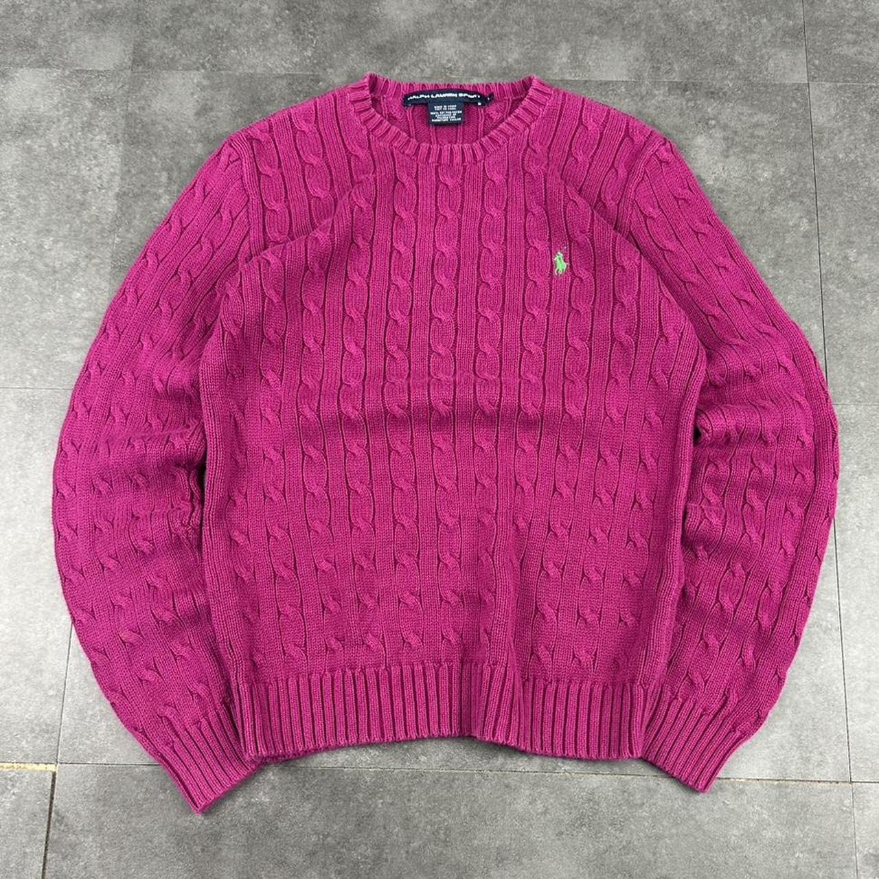 Polo Ralph Lauren 90s heavyweight chunky cable knit pullover knit Jumper
