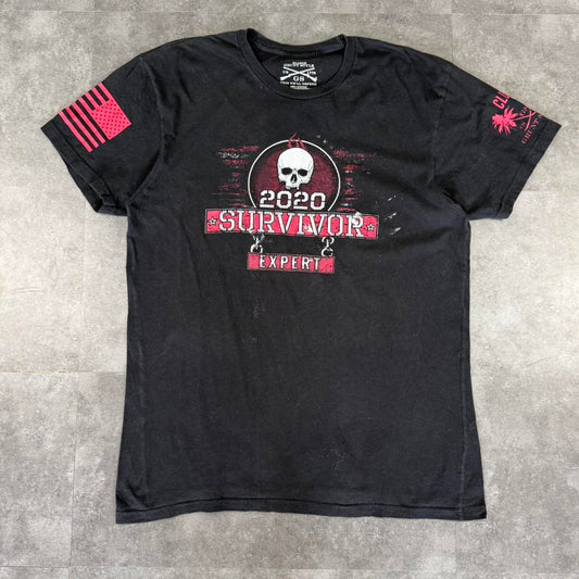 2000s graphic print logo spellout T shirt