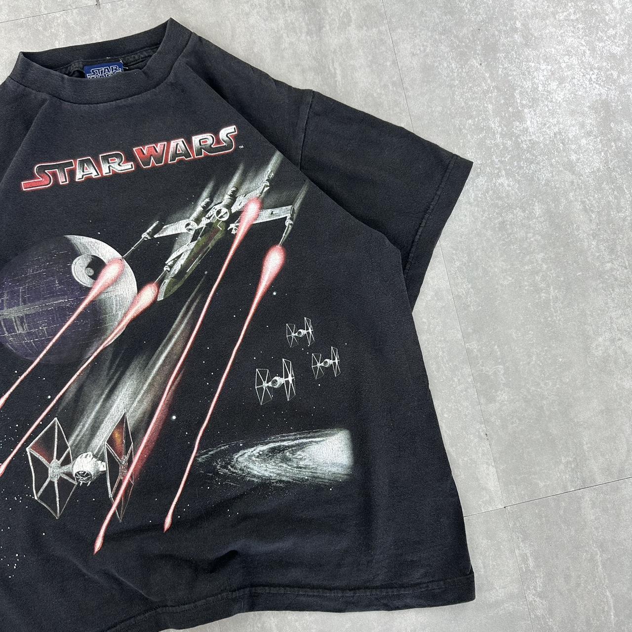 Rare Star Wars 90s/2000s Death Star space battle T