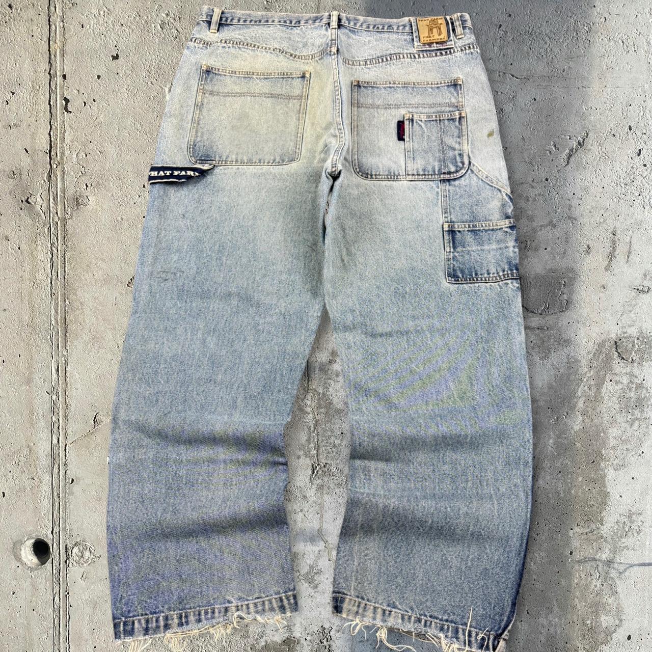 Phat Farm Y2K 2000s HipHop USA embroidery baggy jeans