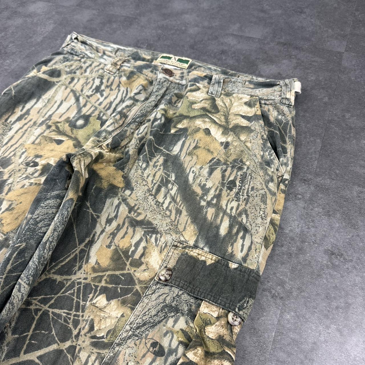 Game Winner Sportswear outdoor Mossy oak camo real tree foliage 2000s dungaree workwear cargo trouse