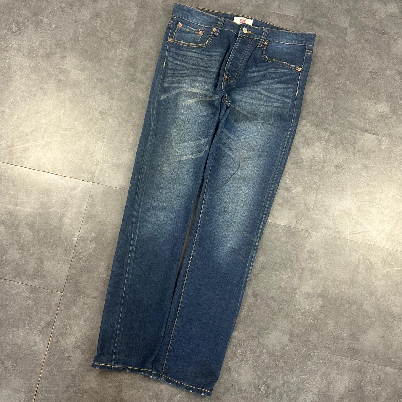 Levi’s 501 straight relaxed fit baggy jeans