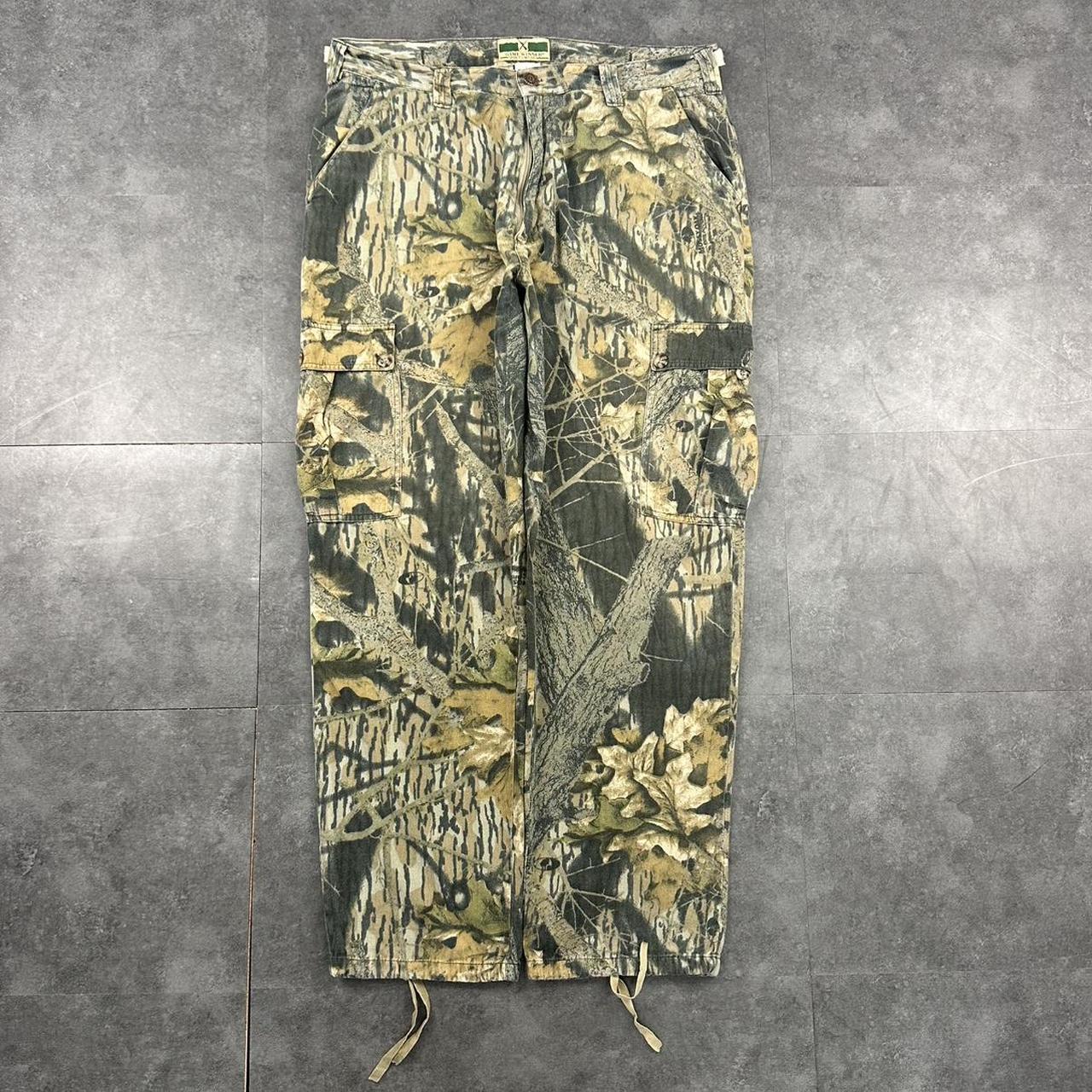 Game Winner Sportswear outdoor Mossy oak camo real tree foliage 2000s dungaree workwear cargo trouse