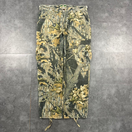 Game Winner Sportswear outdoor Mossy oak camo real tree foliage 2000s dungaree workwear cargo trouse