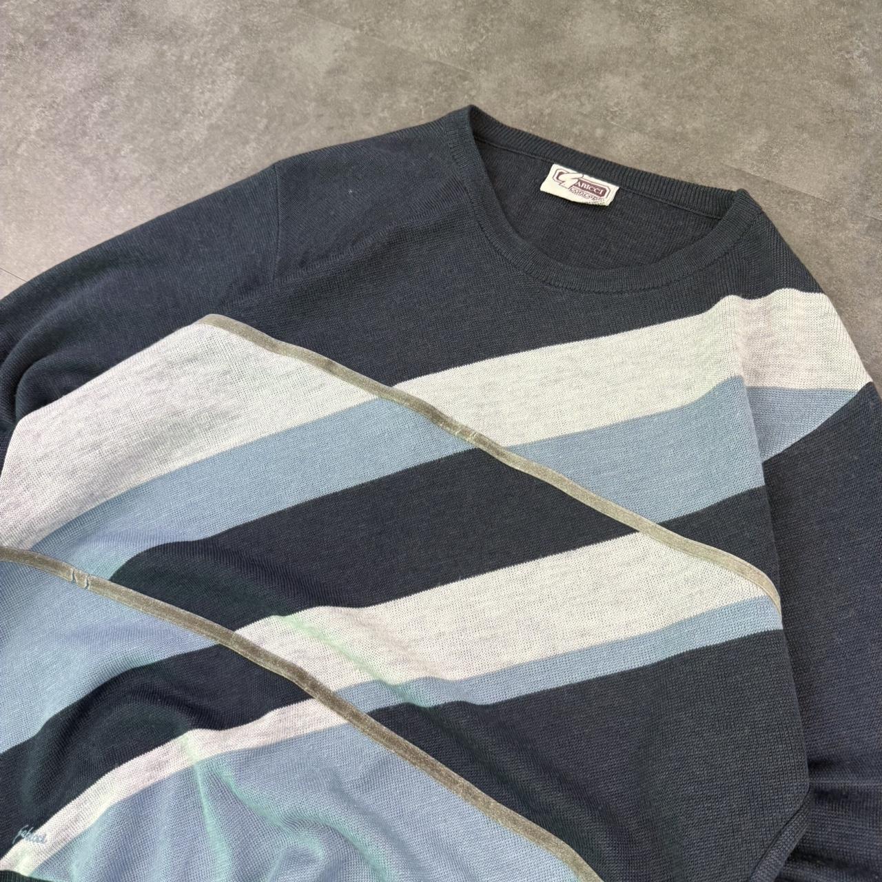 Gabicci 90s abstract knit Italian jumper
