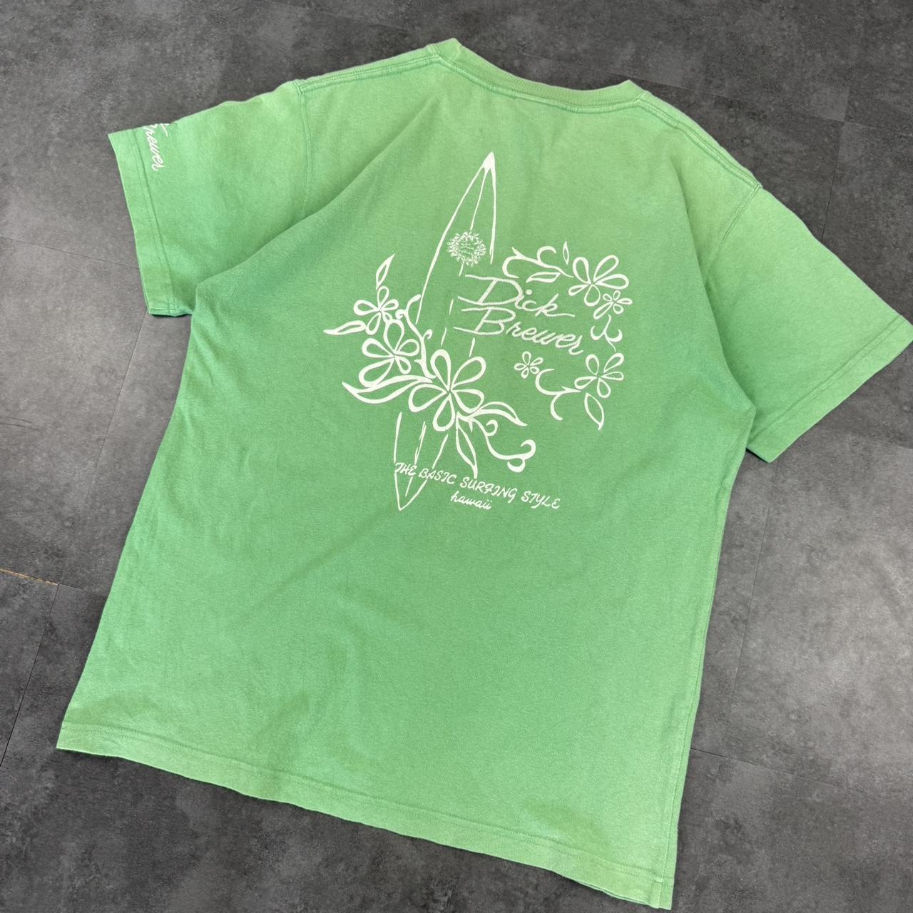Dick brewes north shore 2000s Print graphic logo surf T shirt