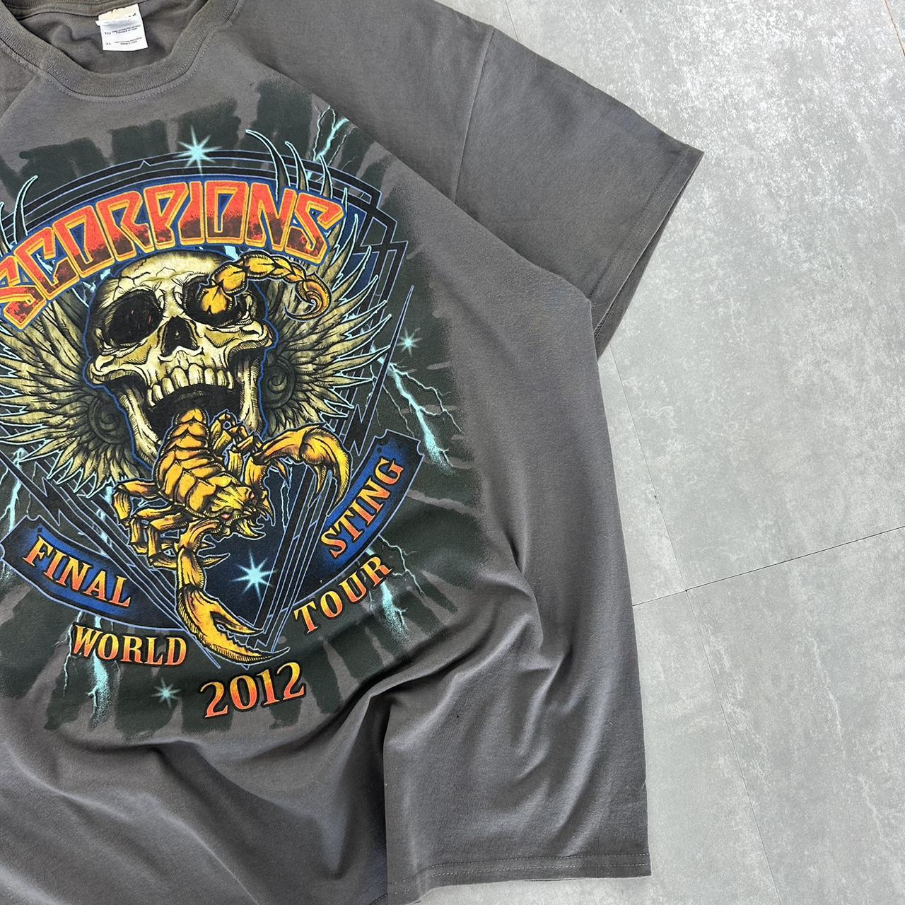 Scorpions 2012 world tour 2000s band T shirt