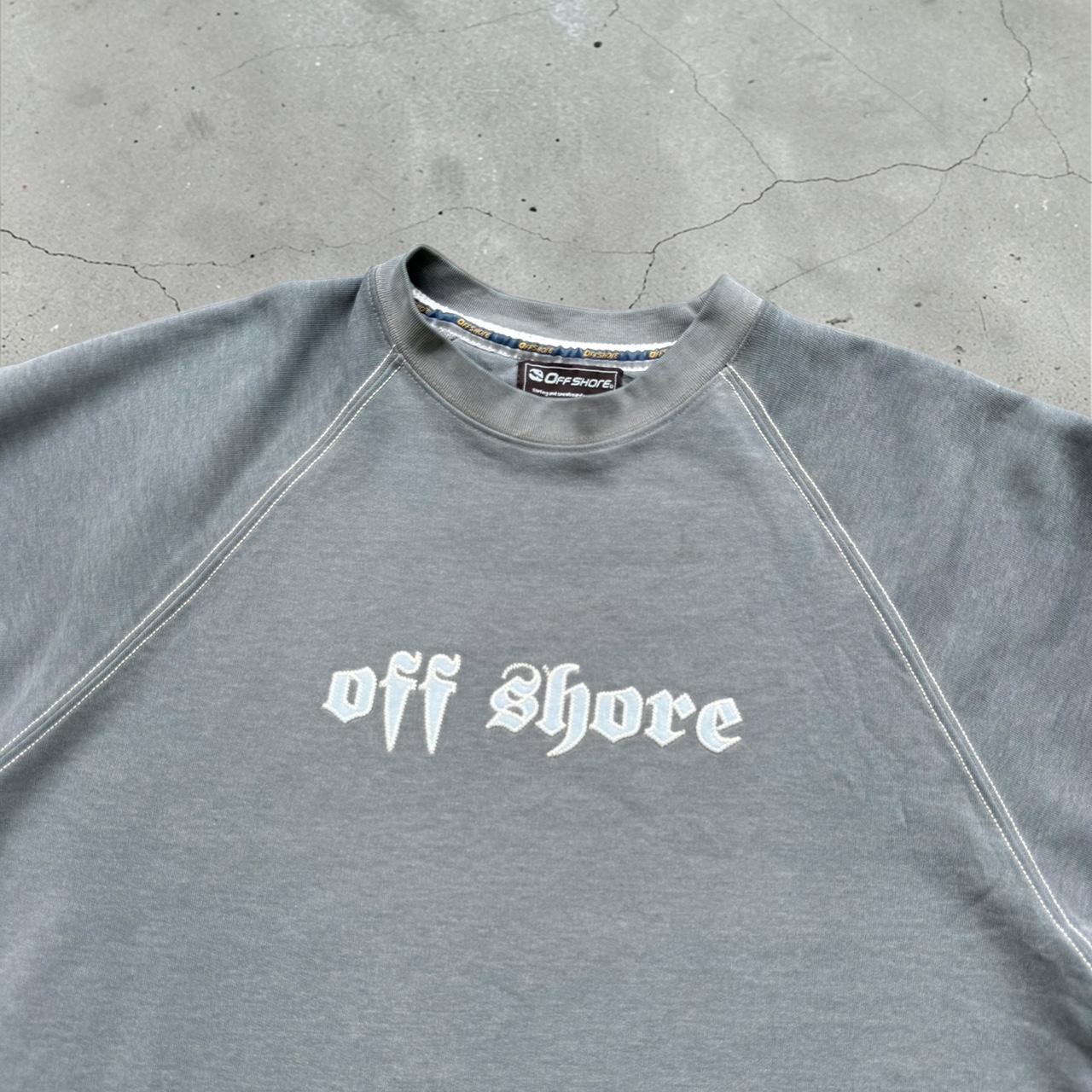 Offshore Vintage Y2K Surfwear 2000s spellout sweatshirt