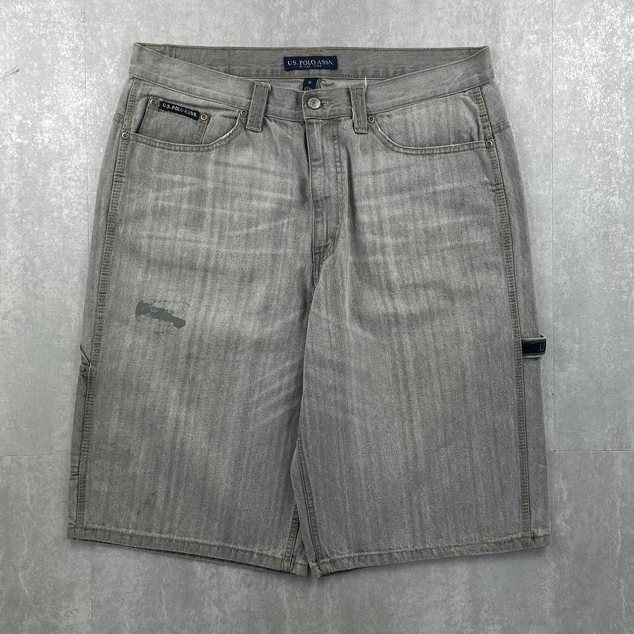 US Polo Assn 2000s spellout carpenter style jorts