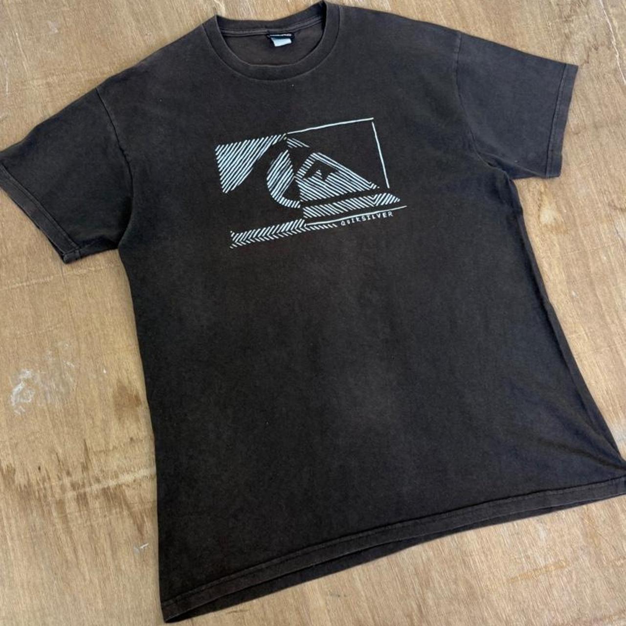 Quiksilver Surfwear brown Y2K T-Shirt