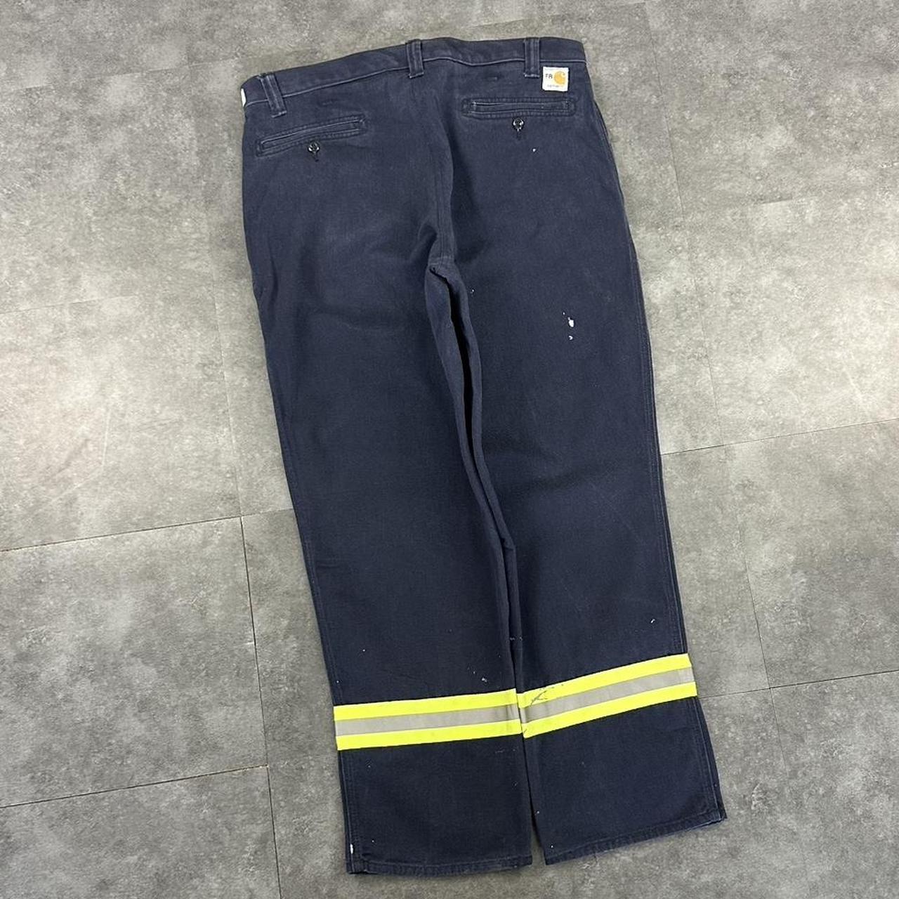 Carhartt 2000s dungaree workwear comfort fit denim cargo trousers